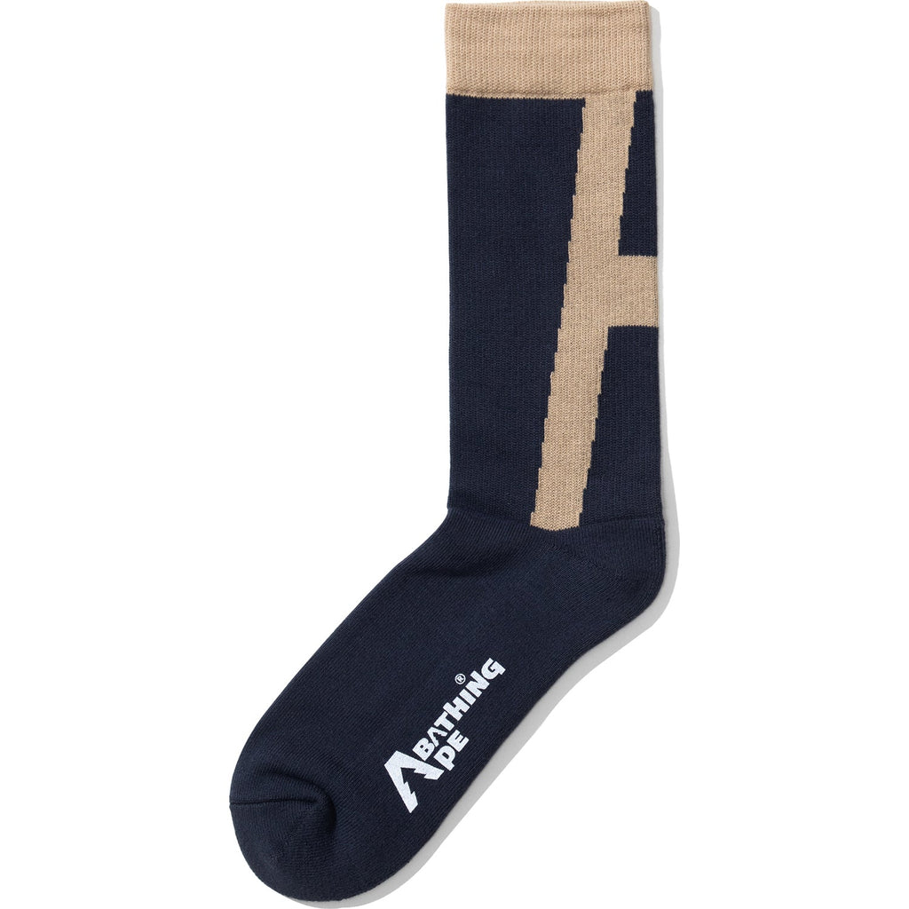 BAPE BY KAZUKI KURAISHI "A" LOGO SOCKS MENS