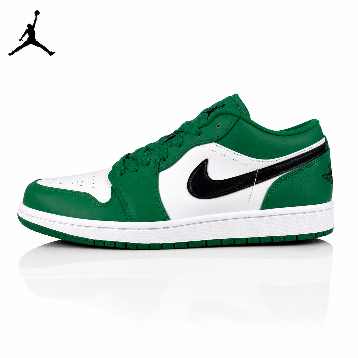 Air Jordan 1 Low Boston Celtics White/Green 553558-301 Unisex Sneakers