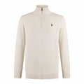 Polo Ralph Lauren Men’s Quarter‑Zip Knit Sweater, Ribbed Mock Neck Pullover