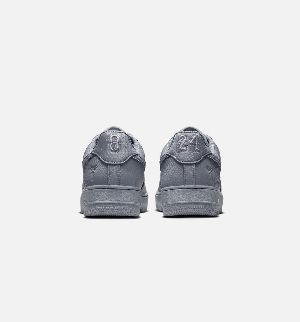 Kobe Air Force 1 Low Cool Grey Men's Lifestyle Shoes - Cool Grey/Wolf Grey