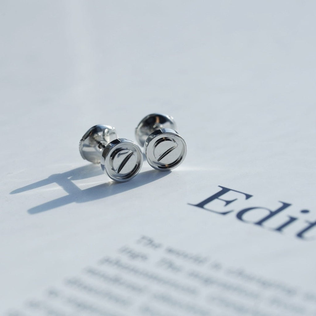 CARTIER LOVE EARRINGS SILVER 7.2MM