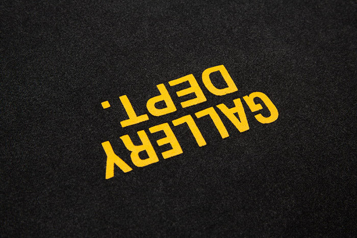 Gallery Dept. Upside Down Gold Letter Logo Print Short Sleeve