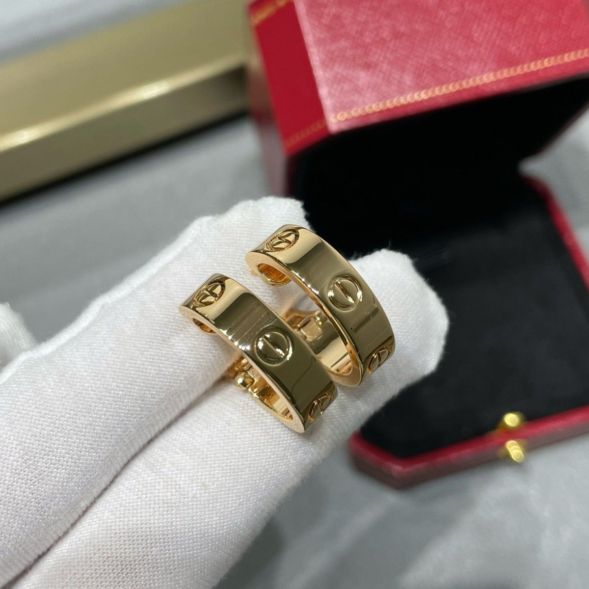 CARTIER LOVE 5.5MM EARRINGS