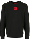 HUGO Diragol logo-patch sweatshirt
