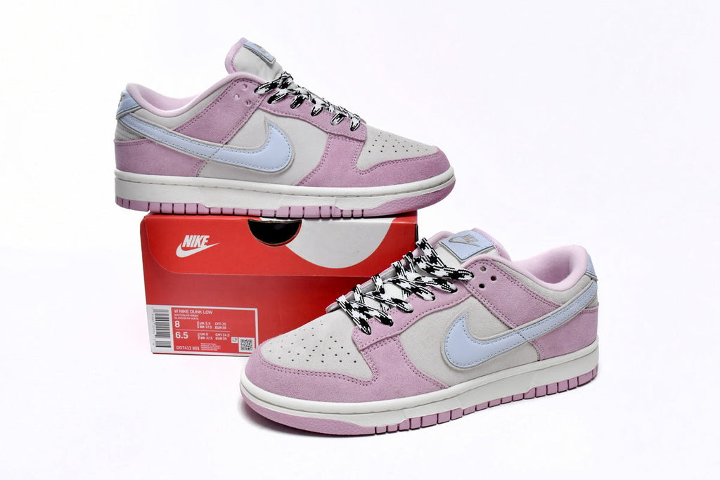Nike Dunk Low Pink Suede Reps Sneaker D07412-901