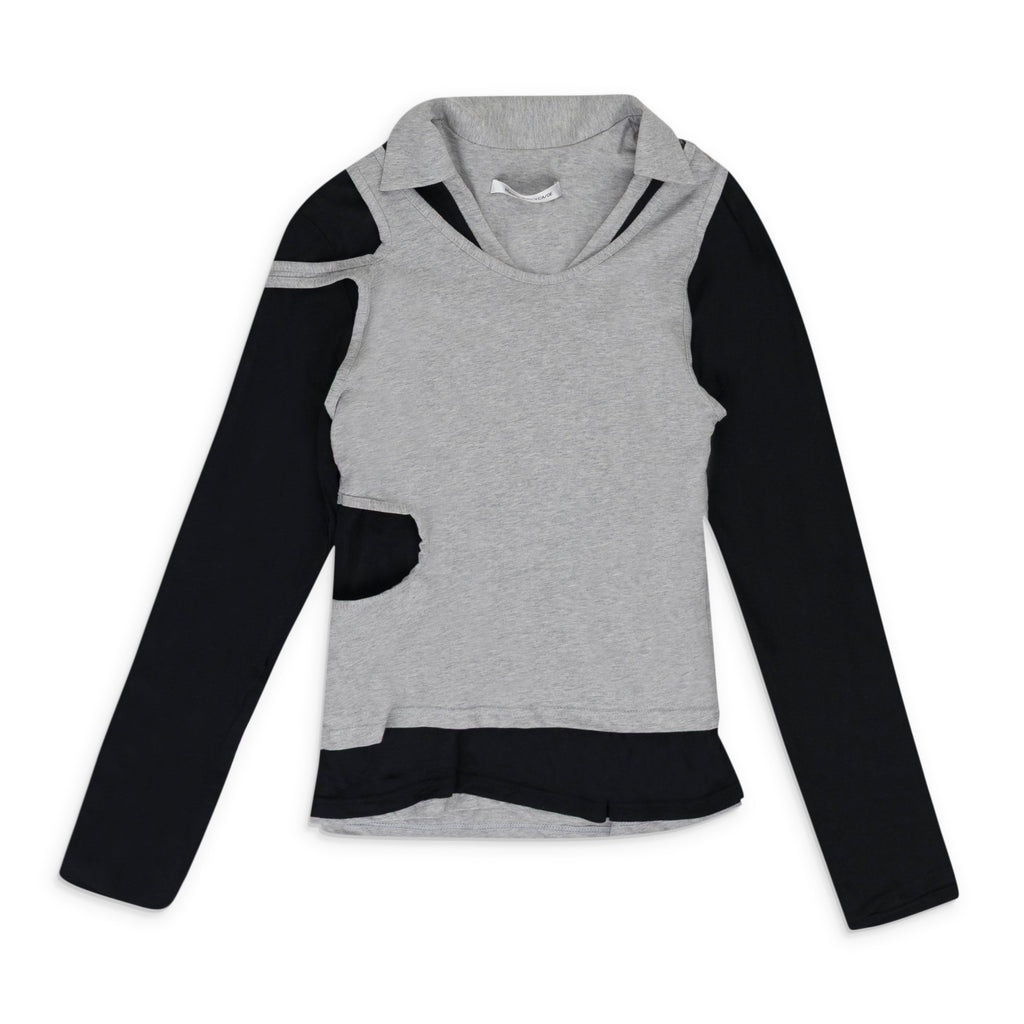 Grey Jess Layered Polo