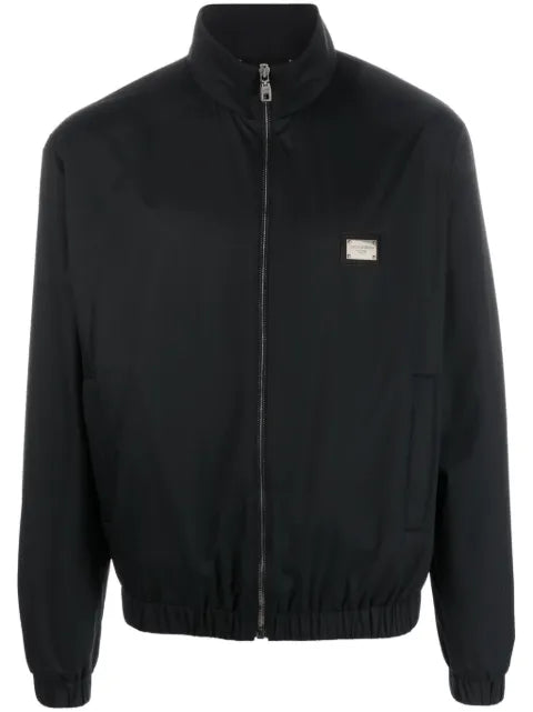 Dolce & Gabbana logo-plaque lightweight jacket