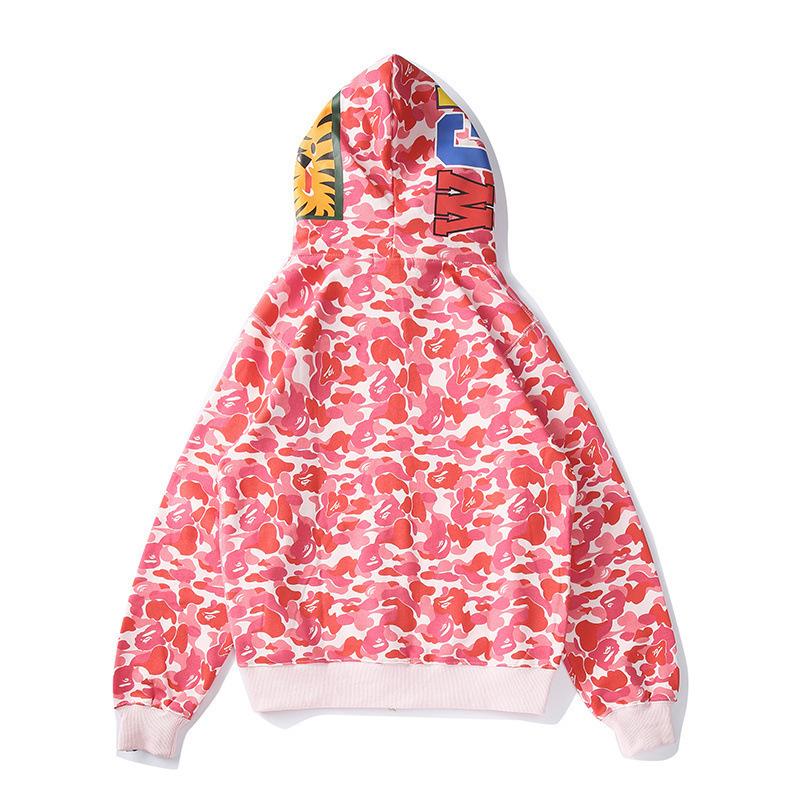 Bathing Ape Hoodie Spring and Autumn Zipper Hoodie Sweater