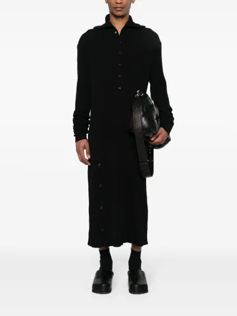 Yohji Yamamoto ribbed-knit cotton jumper
