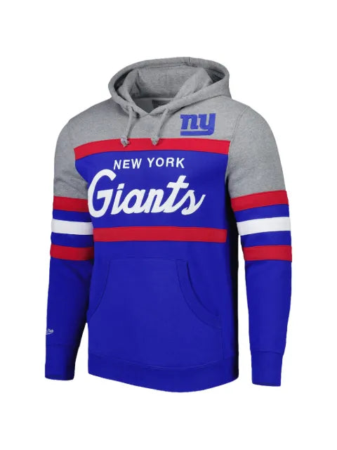 Mitchell & Ness NFL Giants striped hoodie