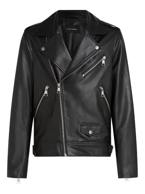 Karl Lagerfeld Essential leather jacket