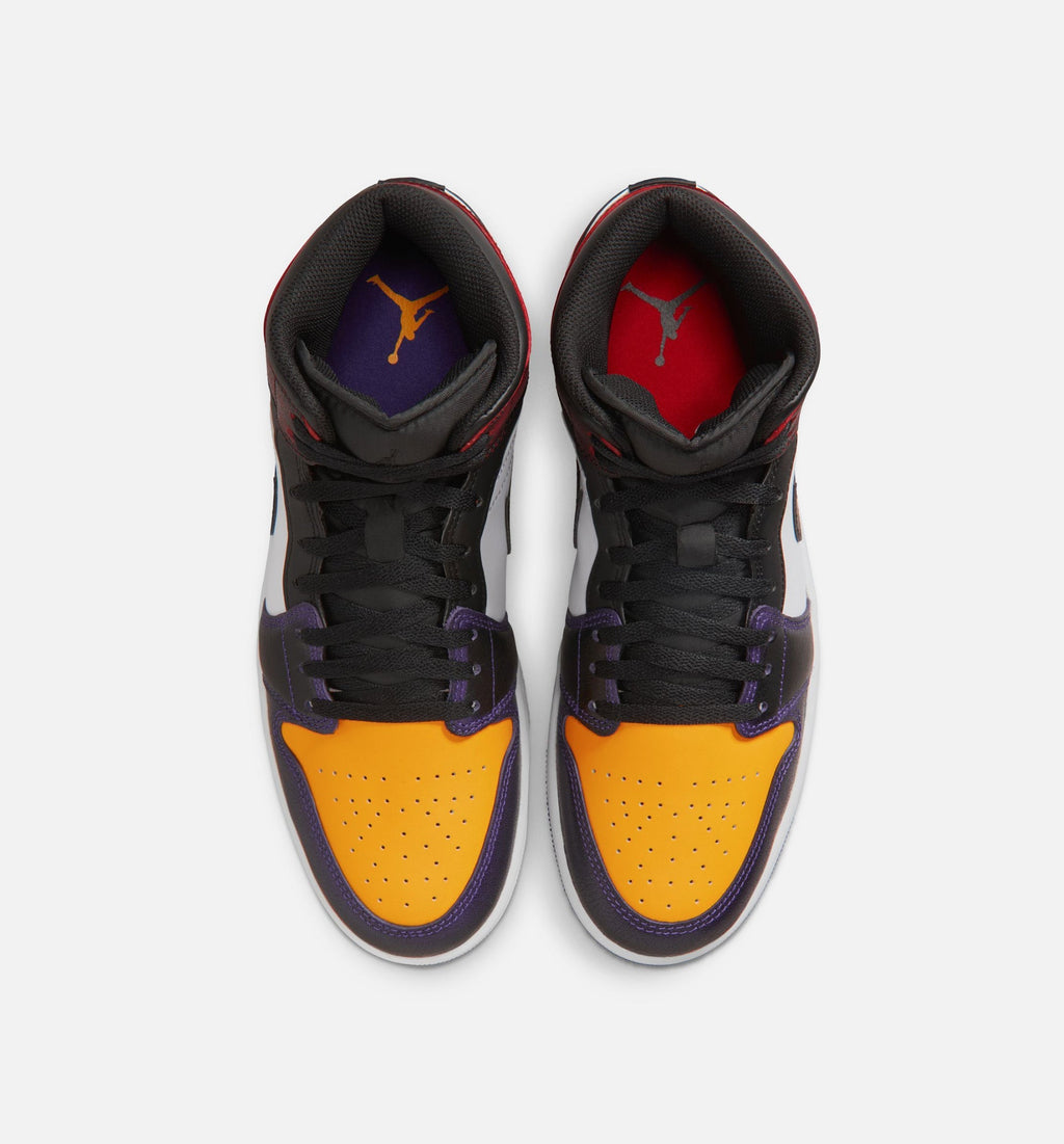 Air Jordan 1 Mid SE – Men's Lifestyle Shoe | True Red/White/Court Purple/Black