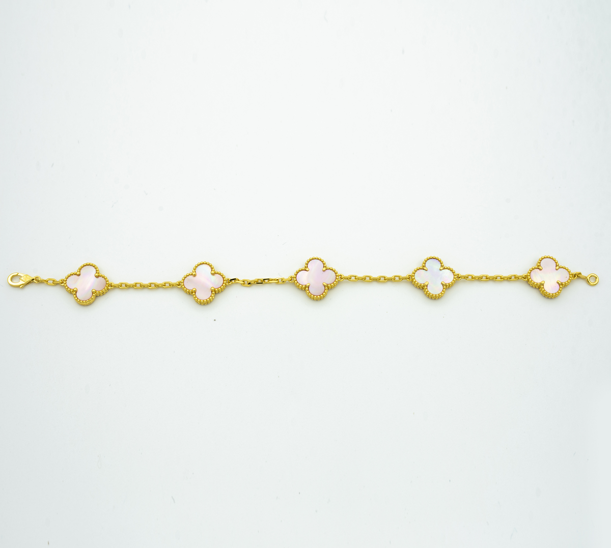 Van Cleef & Arpels CLOVER BRACELET 5 MOTIF MOP