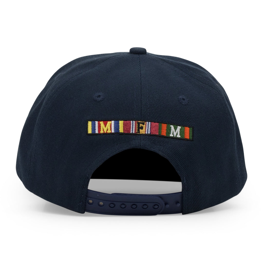 Blue USS Mutiny Snap-Back Cap
