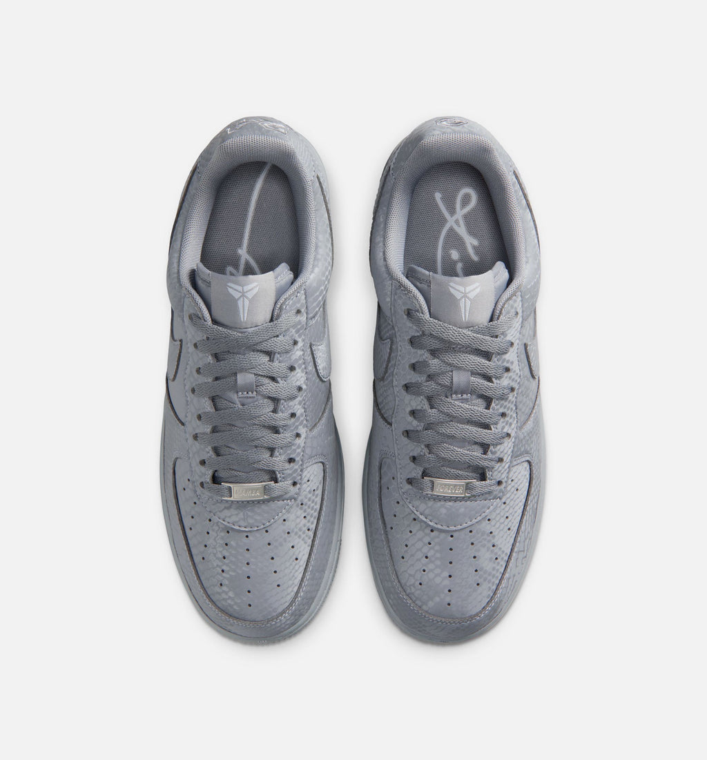 Kobe Air Force 1 Low Cool Grey Men's Lifestyle Shoes - Cool Grey/Wolf Grey