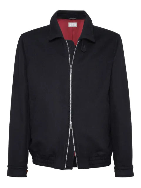 Brunello Cucinelli wool bomber jacket