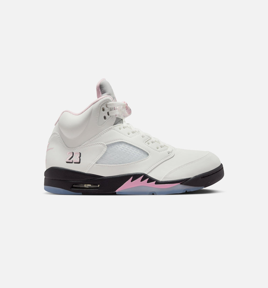 Air Jordan 5 Retro Medium Soft Pink Men's Lifestyle Shoe – White/Soft Pink/Black