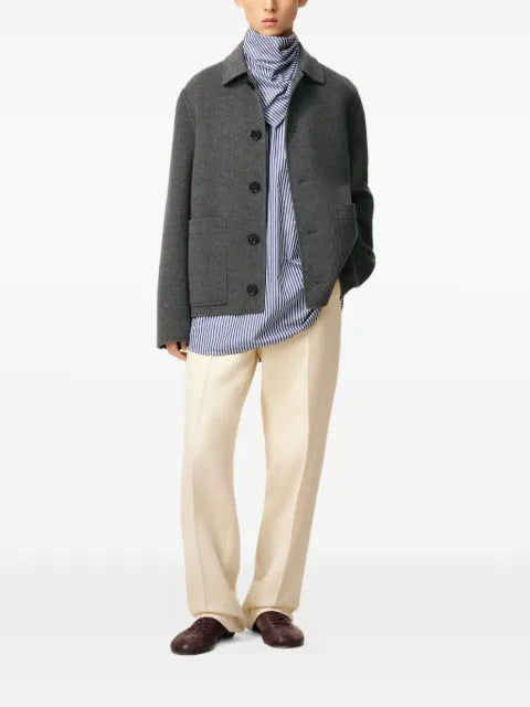AMI Paris button-fastening shirt jacket