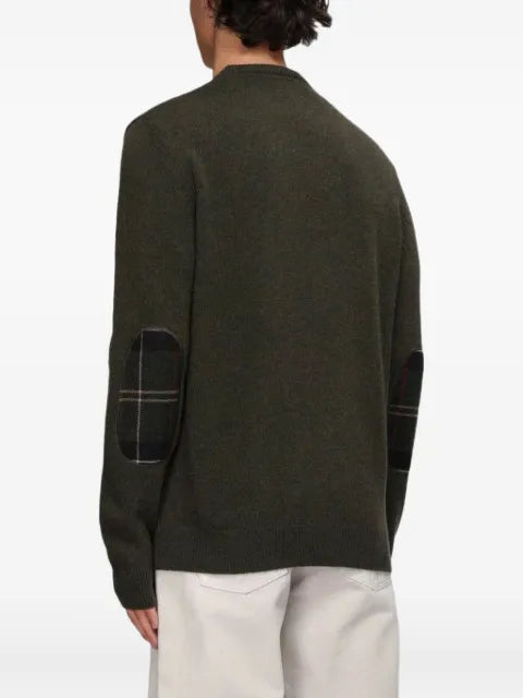 Barbour elbow-patch wool sweater