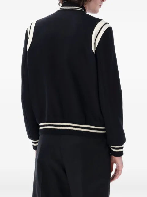 Saint Laurent Teddy buttoned bomber jacket