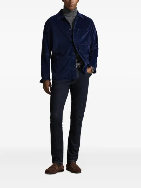 Polo Ralph Lauren corduroy collared long-sleeve overshirt