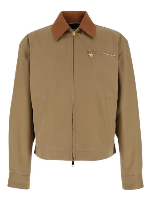 Versace chest-pocket cotton jacket