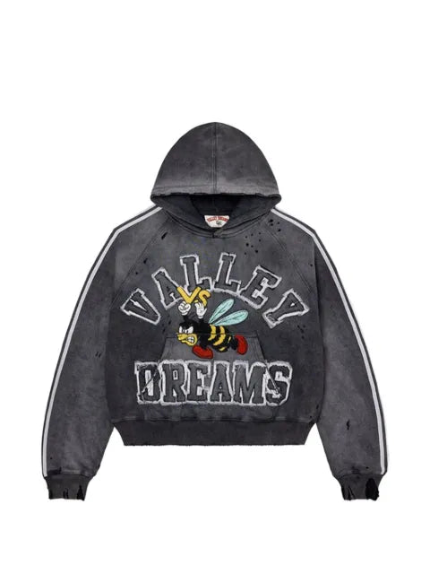 Vale graphic-embroidery hoodie