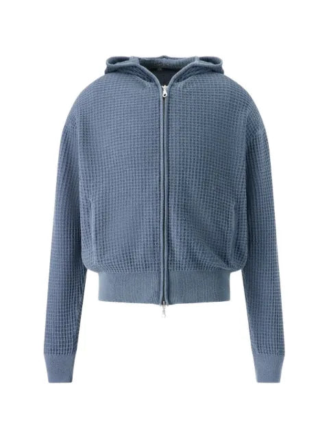COOR waffle cotton hoodie