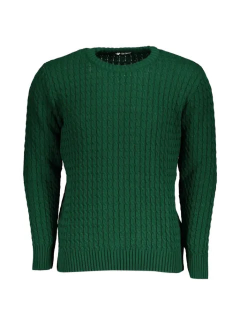 U.S. Grand cable-knit elbow-patch sweater
