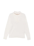 Eleventy zip wool sweater
