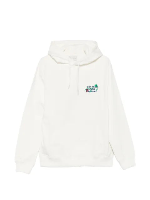 Drôle De Monsieur vine-embroidered hoodie