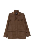 Kiton chest pockets military  jacket