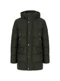 Moorer quilted hooded jacket