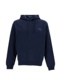A.P.C. logo-embroidered drawstring hoodie