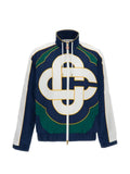 Casablanca logo-print panelled jacket