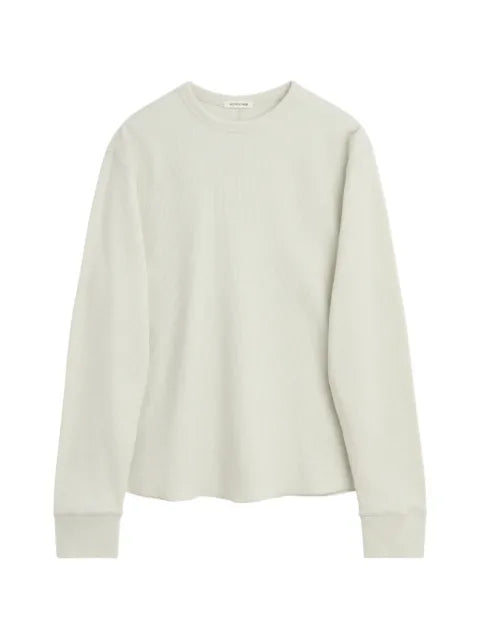 Sunflower waffle-knit long-sleeved sweater