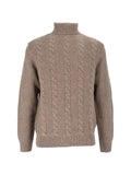 Barbour cable-knit roll-neck sweater