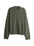 Uma Wang distressed-effect knitted sweater