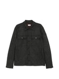 Moncler logo-patch overshirt jacket