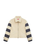 Kenzo striped-sleeve jacket