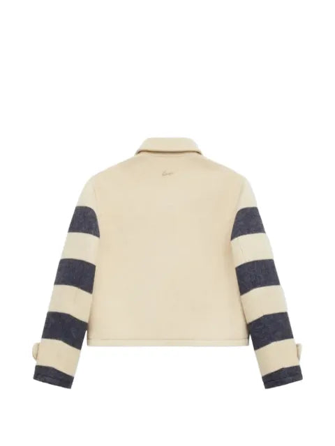 Kenzo striped-sleeve jacket