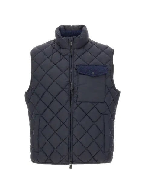 Save The Duck diamond-quilted gilet