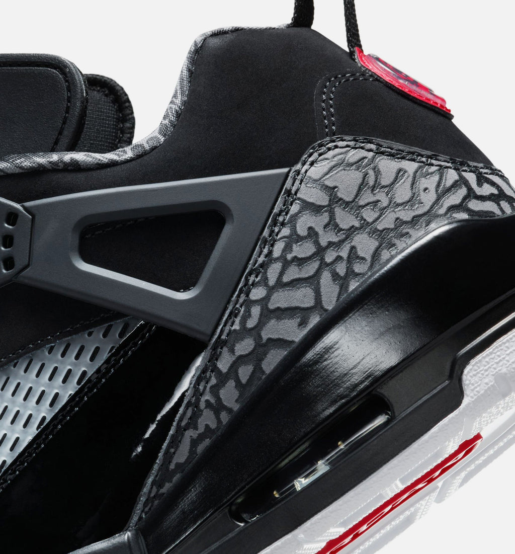 Spizike Low Black and Classic Green | Men's Lifestyle Shoe | Black/Classic Green/White/University Red