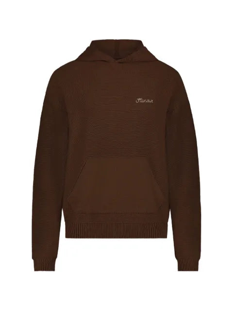 FLÂNEUR Signature knit hoodie