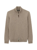 Boggi Milano full-zip jumper in cashmere wool