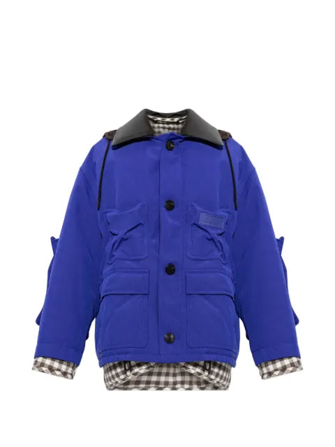 LOEWE logo-patch insulated jacket