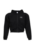 PROTOCOL INDEX logo-embroidered zip-up hoodie