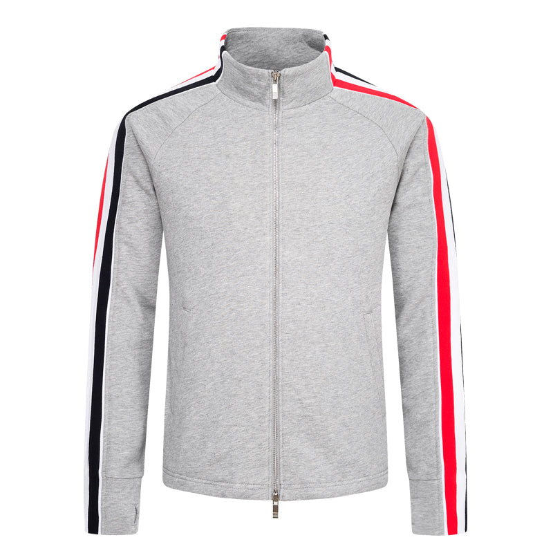 Zip - Up Sweatshirt - Premium Crew Neck Pullover | Thom Browne