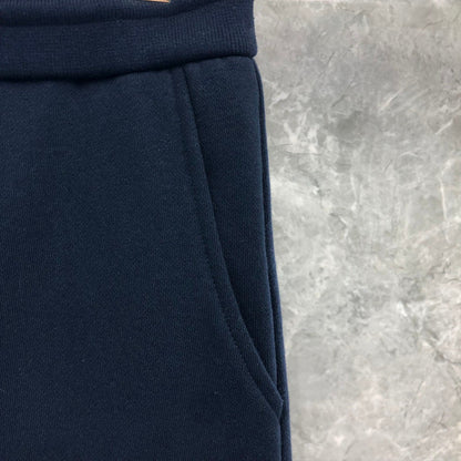 Thom Browne Style Four-Bar Snake Shorts