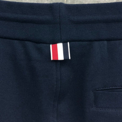Thom Browne Style Four-Bar Snake Shorts